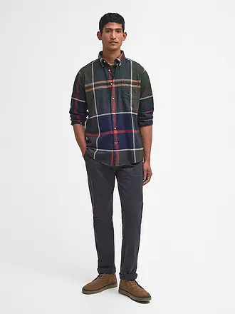 BARBOUR | Hemd Slim Fit DUNOON | olive